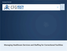 Tablet Screenshot of cfghealthsystems.com